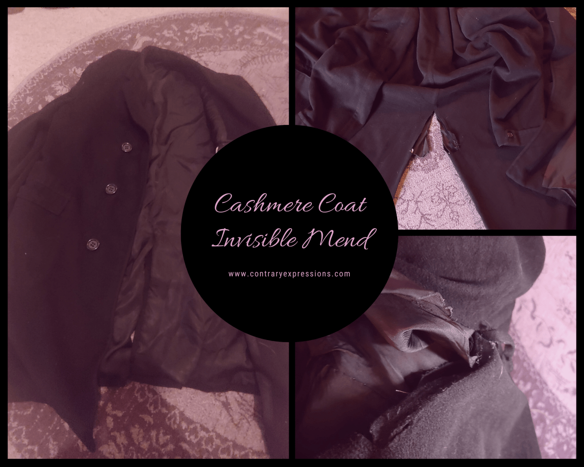 Cashmere Coat – Invisible Mend – Contrary Expressions